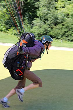 Taking off for a practise flight