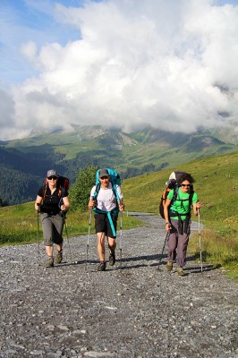 Walking to the third turnpoint